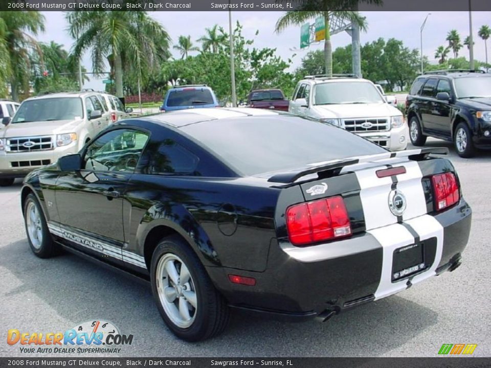 2008 Ford Mustang GT Deluxe Coupe Black / Dark Charcoal Photo #8
