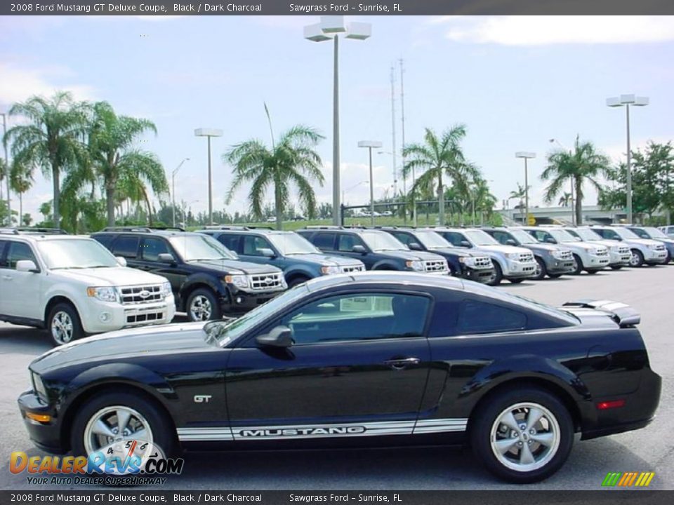 2008 Ford Mustang GT Deluxe Coupe Black / Dark Charcoal Photo #9