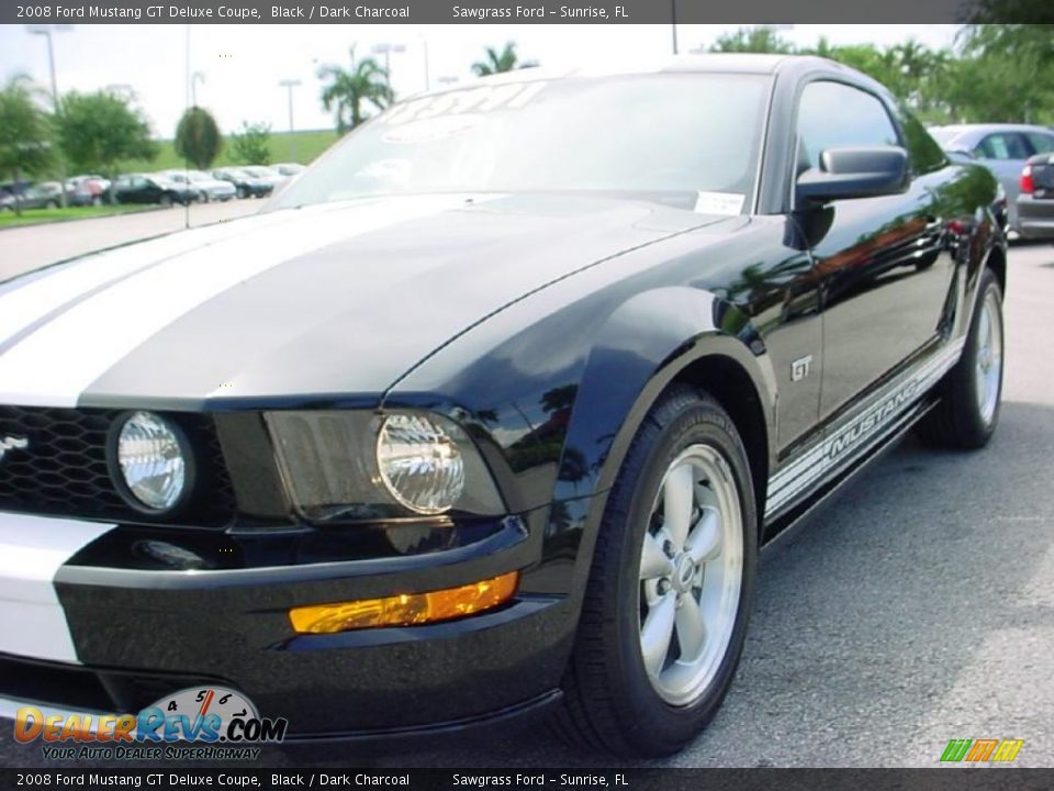2008 Ford Mustang GT Deluxe Coupe Black / Dark Charcoal Photo #12
