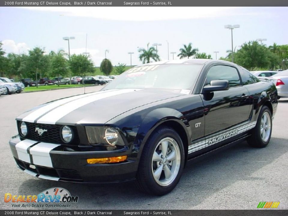 2008 Ford Mustang GT Deluxe Coupe Black / Dark Charcoal Photo #13