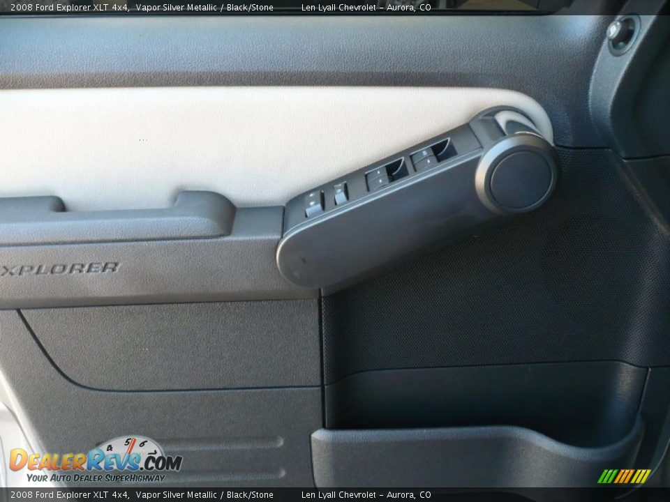 2008 Ford Explorer XLT 4x4 Vapor Silver Metallic / Black/Stone Photo #7