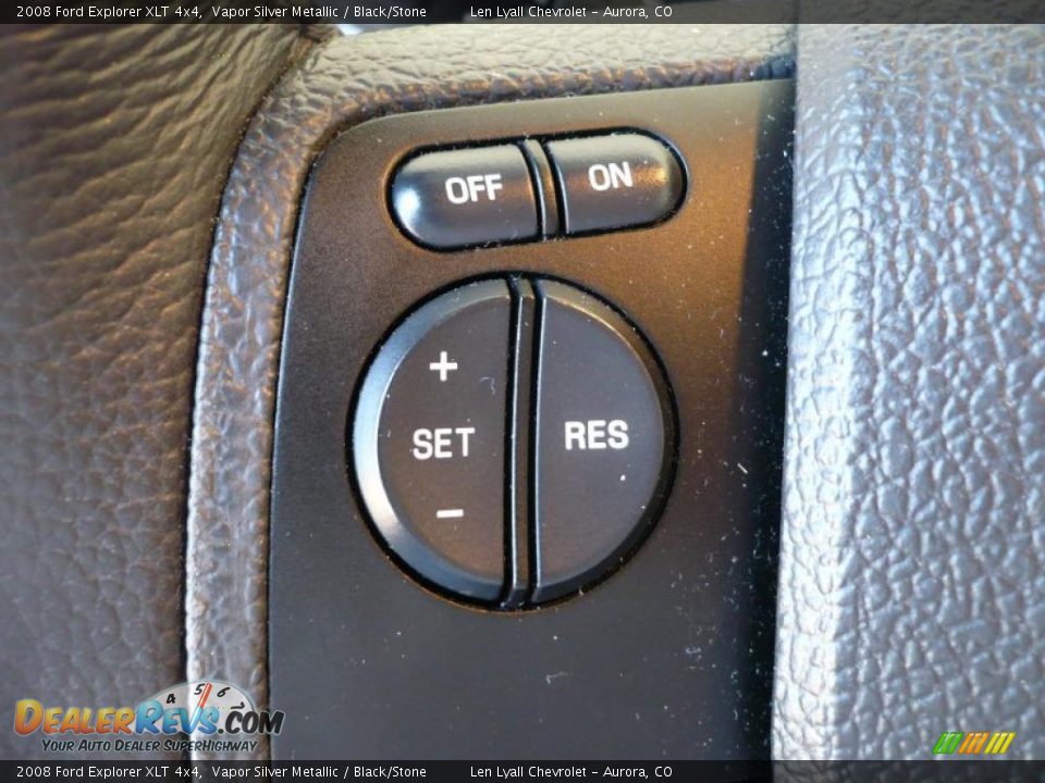 2008 Ford Explorer XLT 4x4 Vapor Silver Metallic / Black/Stone Photo #23