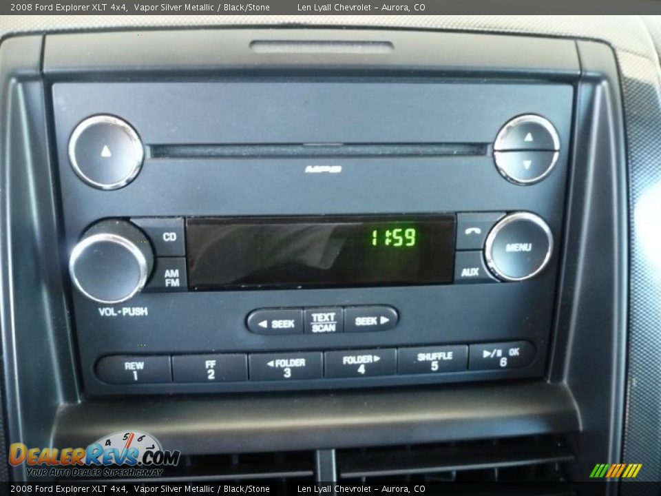2008 Ford Explorer XLT 4x4 Vapor Silver Metallic / Black/Stone Photo #25