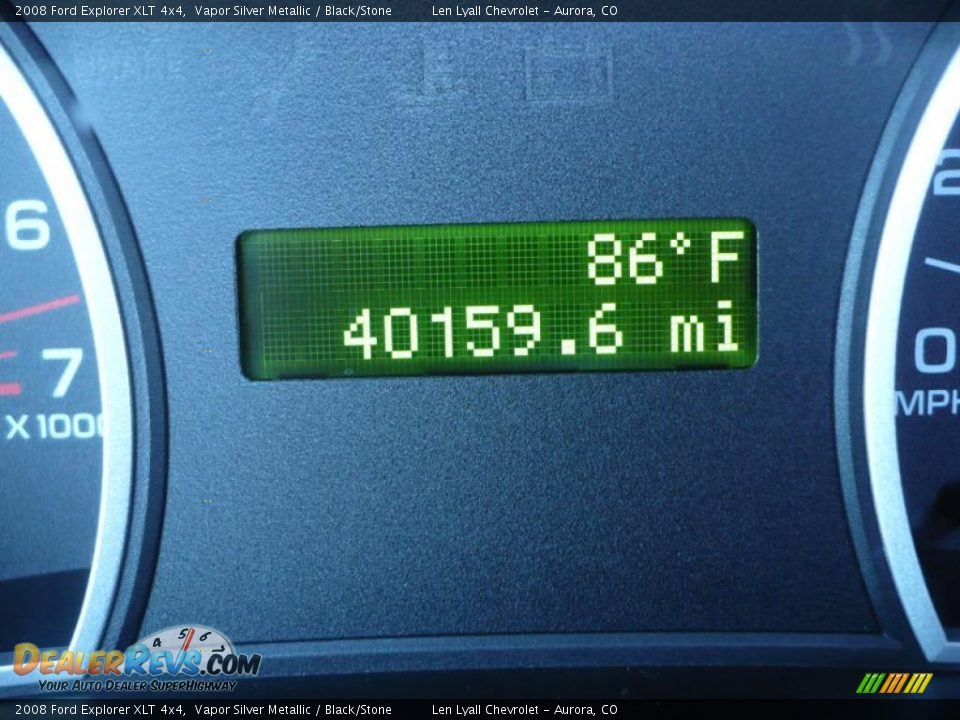 2008 Ford Explorer XLT 4x4 Vapor Silver Metallic / Black/Stone Photo #31