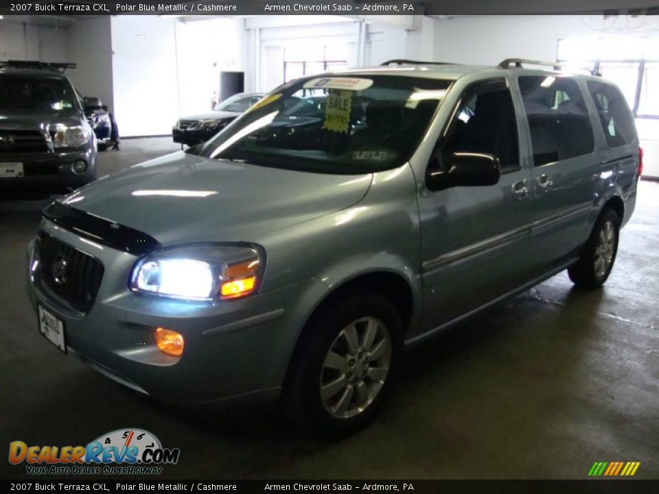 2007 Buick Terraza CXL Polar Blue Metallic / Cashmere Photo #2