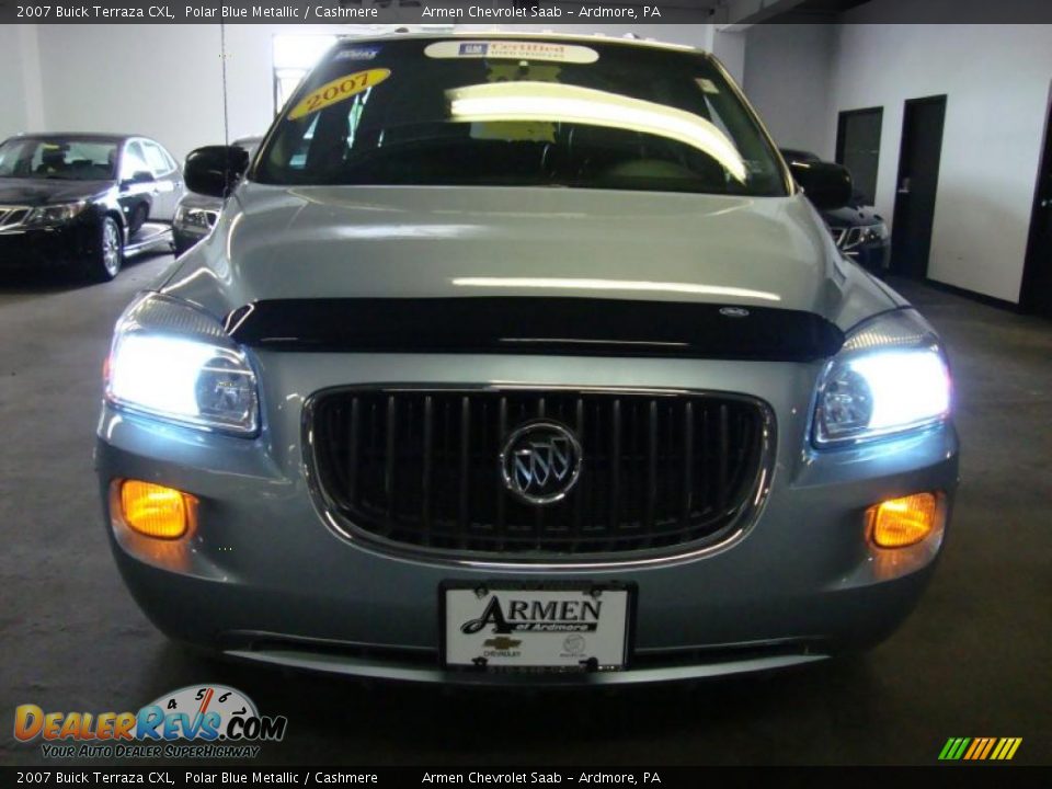 2007 Buick Terraza CXL Polar Blue Metallic / Cashmere Photo #3