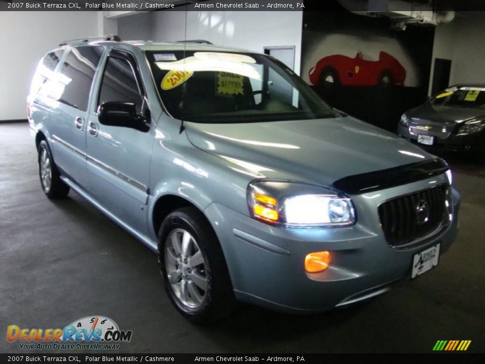 2007 Buick Terraza CXL Polar Blue Metallic / Cashmere Photo #4