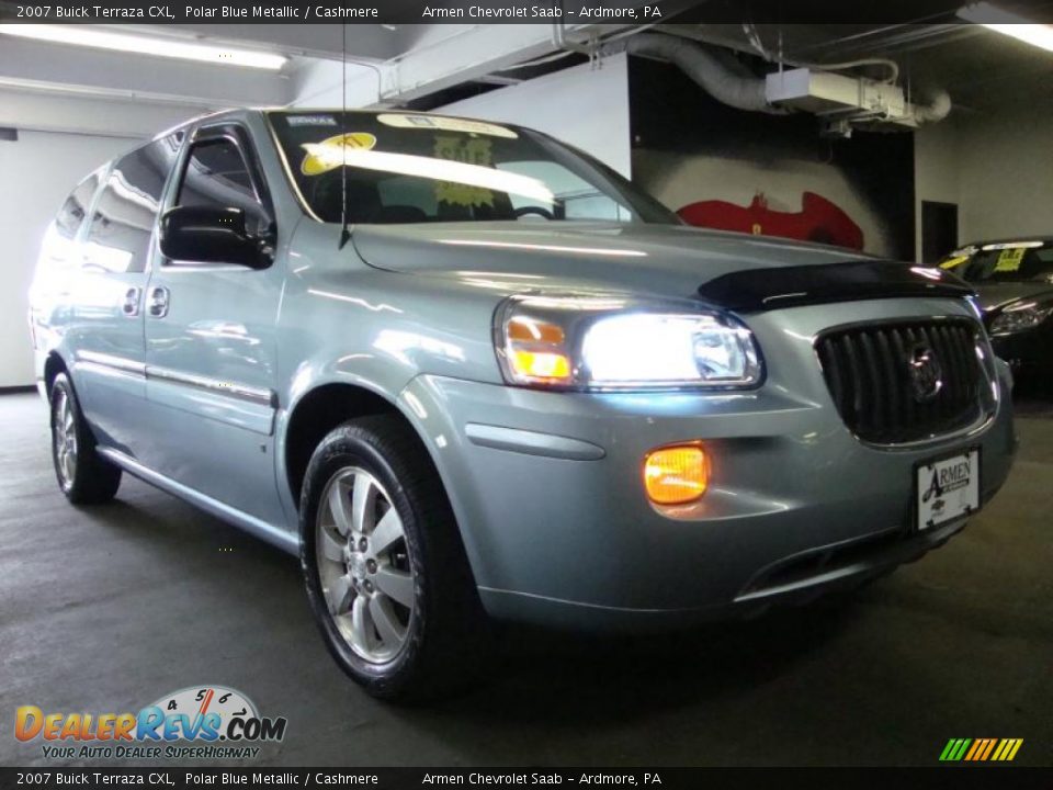 2007 Buick Terraza CXL Polar Blue Metallic / Cashmere Photo #5