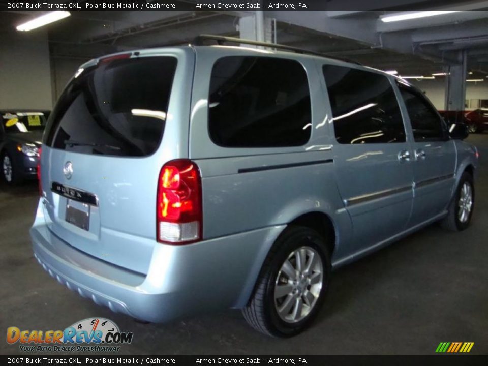 2007 Buick Terraza CXL Polar Blue Metallic / Cashmere Photo #7