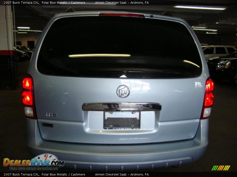 2007 Buick Terraza CXL Polar Blue Metallic / Cashmere Photo #8