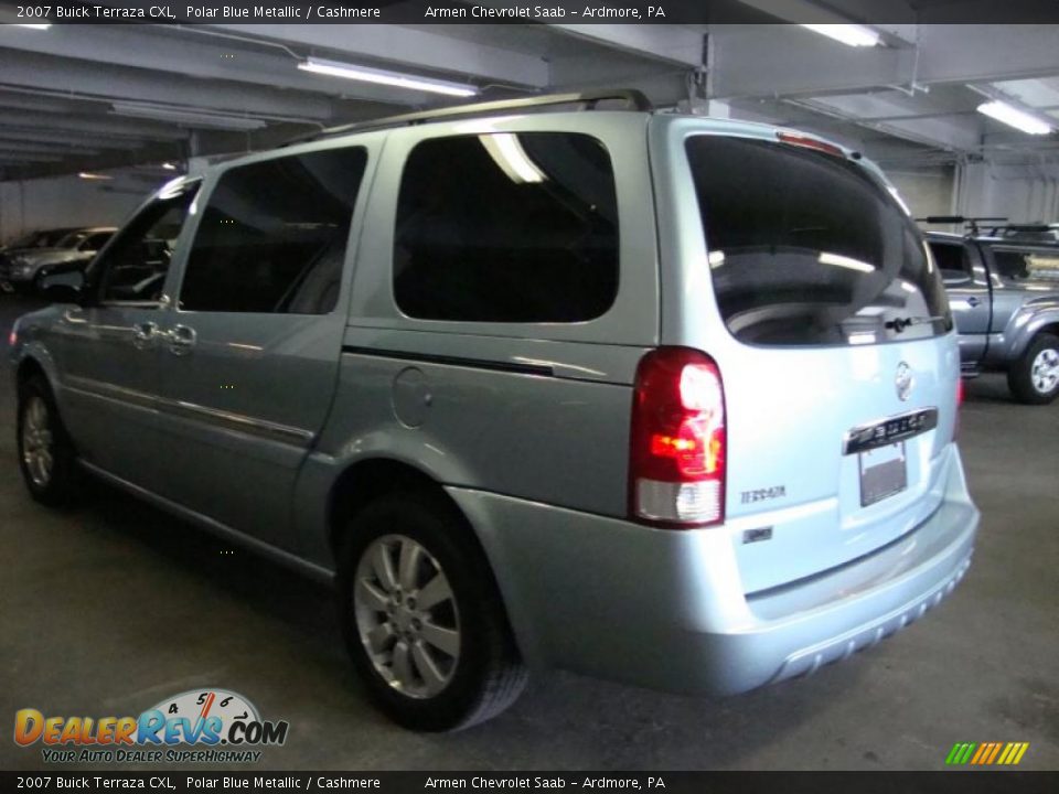 2007 Buick Terraza CXL Polar Blue Metallic / Cashmere Photo #9