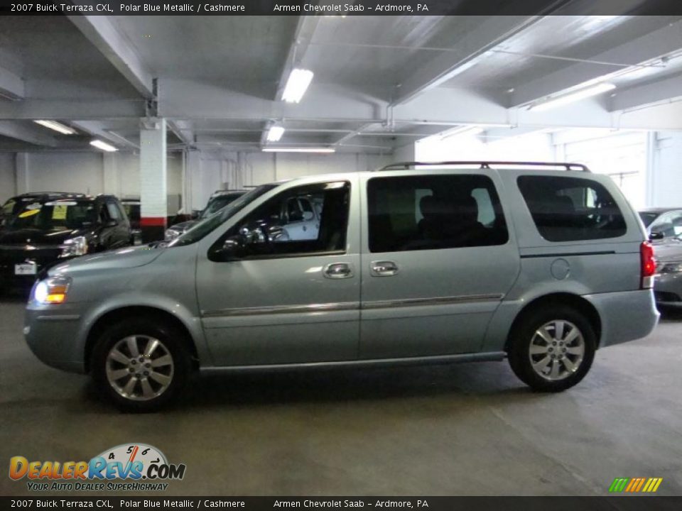 2007 Buick Terraza CXL Polar Blue Metallic / Cashmere Photo #10