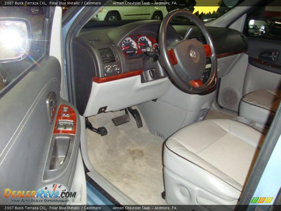 2007 Buick Terraza CXL Polar Blue Metallic / Cashmere Photo #12