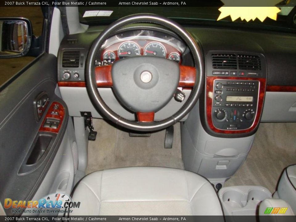 2007 Buick Terraza CXL Polar Blue Metallic / Cashmere Photo #23