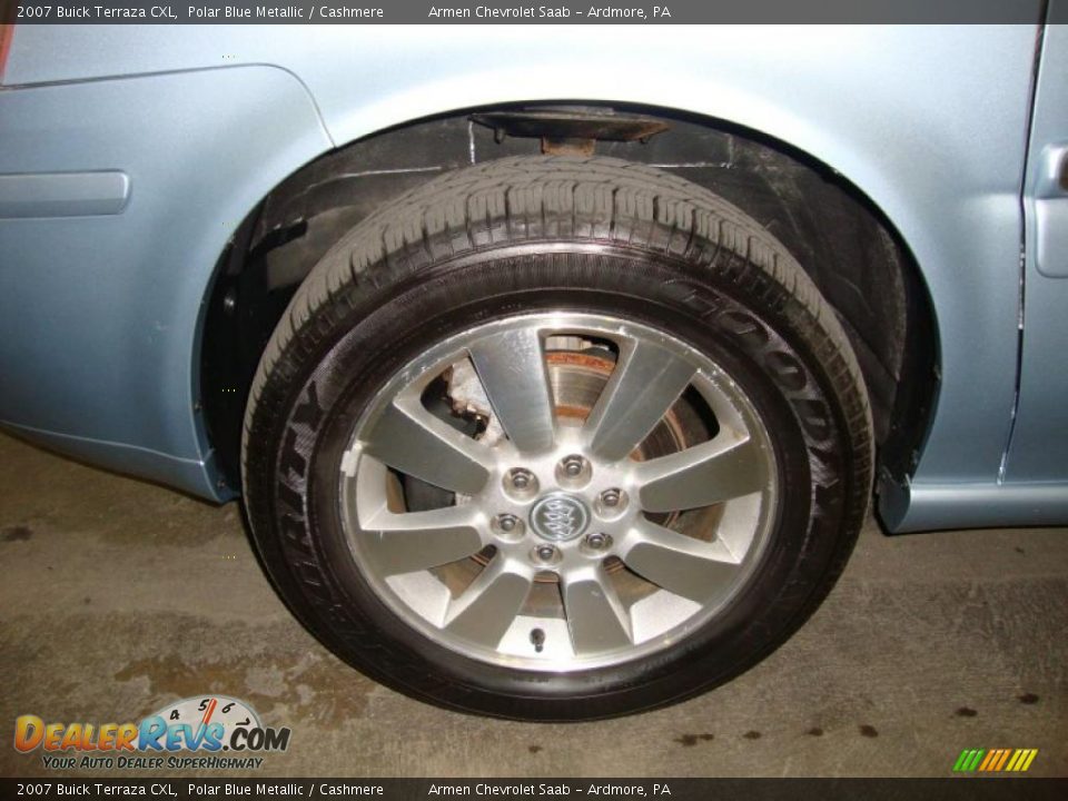 2007 Buick Terraza CXL Polar Blue Metallic / Cashmere Photo #26