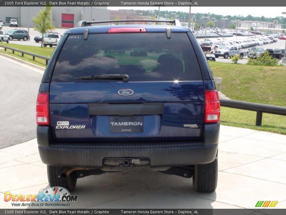2005 Ford Explorer XLS Dark Blue Pearl Metallic / Graphite Photo #8