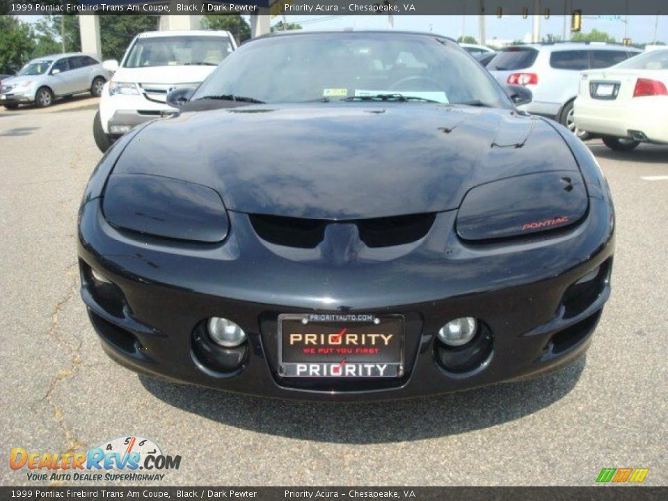 1999 Pontiac Firebird Trans Am Coupe Black / Dark Pewter Photo #9