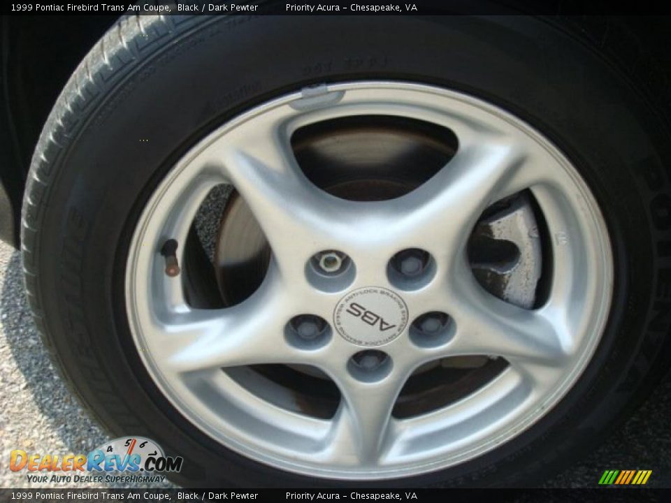 1999 Pontiac Firebird Trans Am Coupe Black / Dark Pewter Photo #20