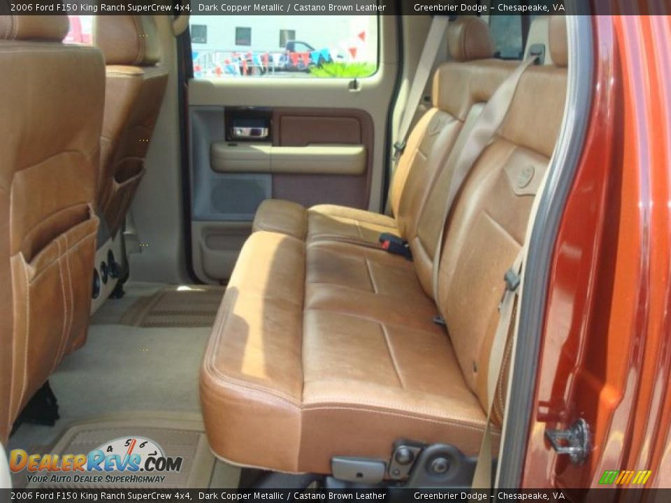 2006 Ford F150 King Ranch SuperCrew 4x4 Dark Copper Metallic / Castano Brown Leather Photo #10