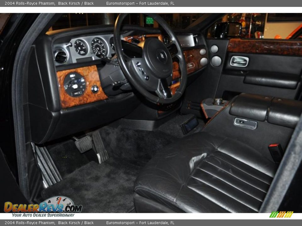 2004 Rolls-Royce Phantom Black Kirsch / Black Photo #5