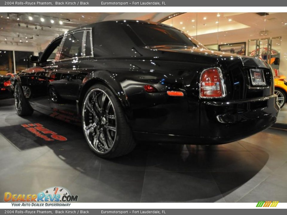 2004 Rolls-Royce Phantom Black Kirsch / Black Photo #8