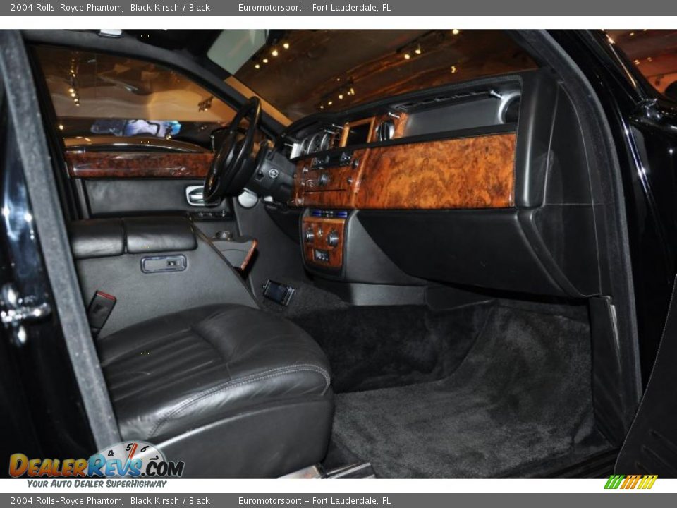 2004 Rolls-Royce Phantom Black Kirsch / Black Photo #11