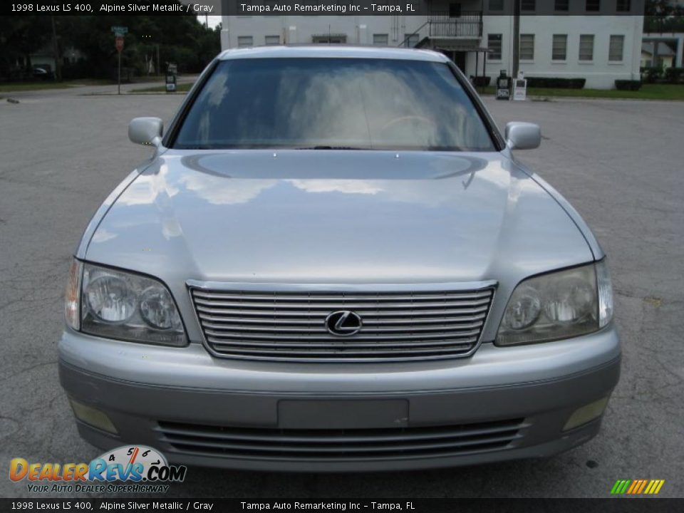 1998 Lexus LS 400 Alpine Silver Metallic / Gray Photo #2