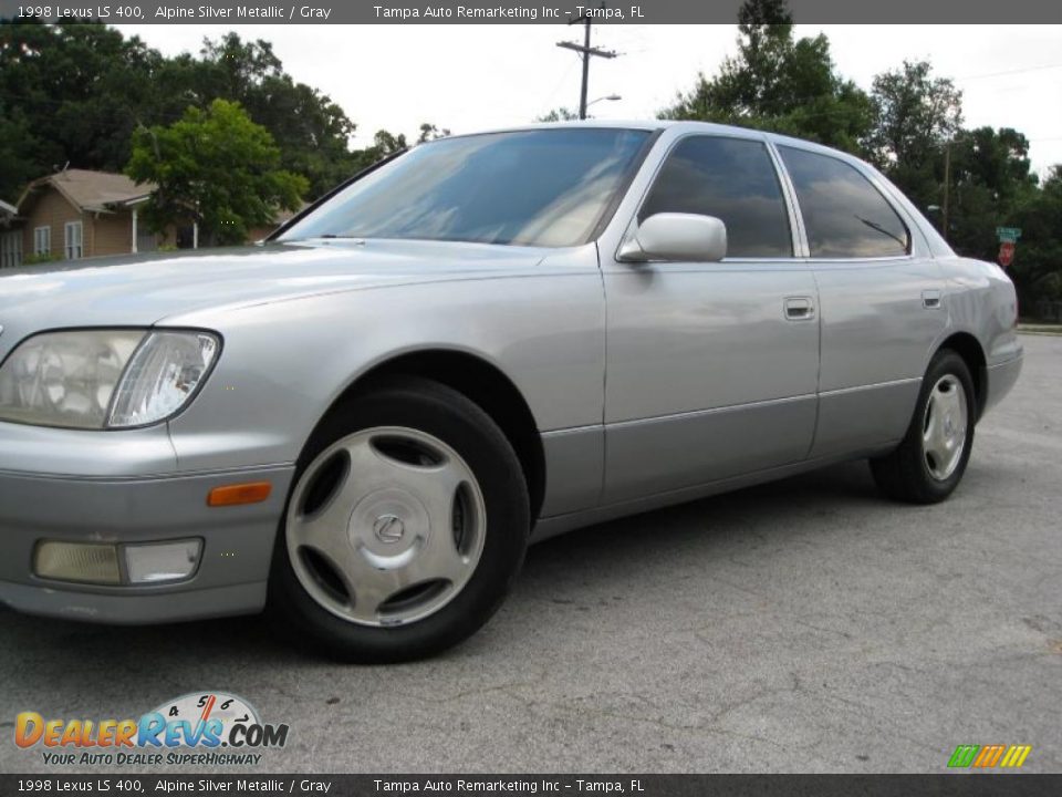 1998 Lexus LS 400 Alpine Silver Metallic / Gray Photo #4