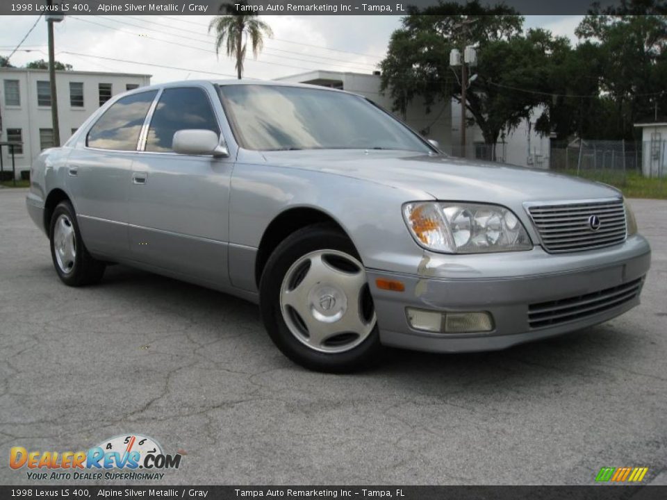 1998 Lexus LS 400 Alpine Silver Metallic / Gray Photo #5