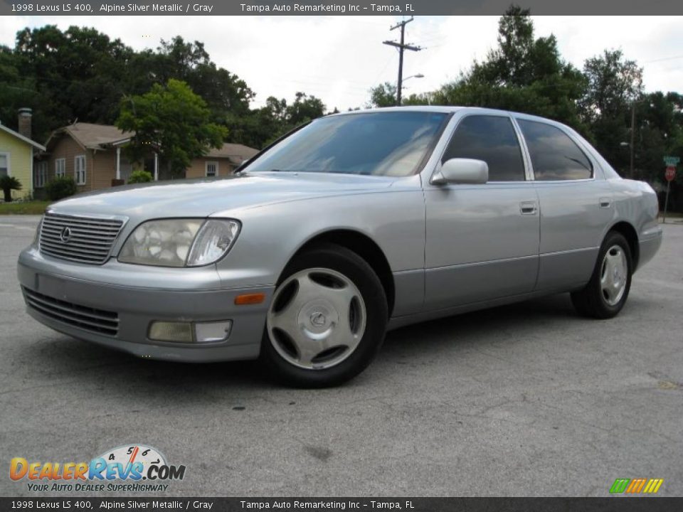 1998 Lexus LS 400 Alpine Silver Metallic / Gray Photo #6