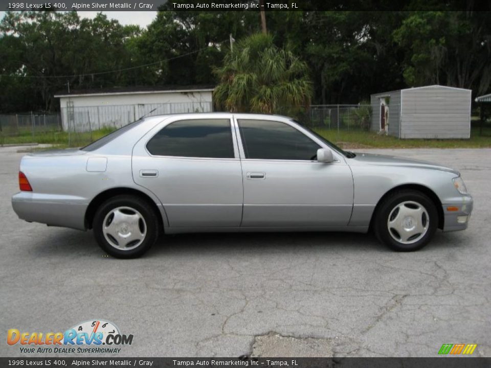 1998 Lexus LS 400 Alpine Silver Metallic / Gray Photo #8