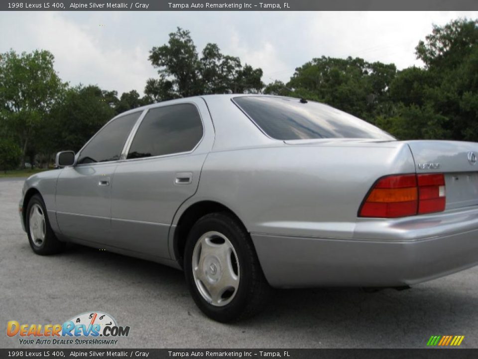 1998 Lexus LS 400 Alpine Silver Metallic / Gray Photo #9
