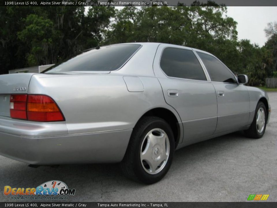 1998 Lexus LS 400 Alpine Silver Metallic / Gray Photo #10