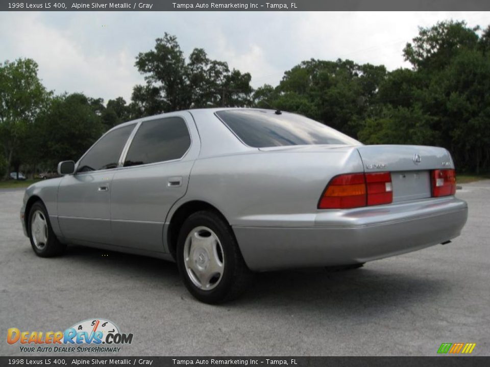1998 Lexus LS 400 Alpine Silver Metallic / Gray Photo #11