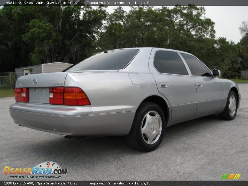 1998 Lexus LS 400 Alpine Silver Metallic / Gray Photo #12