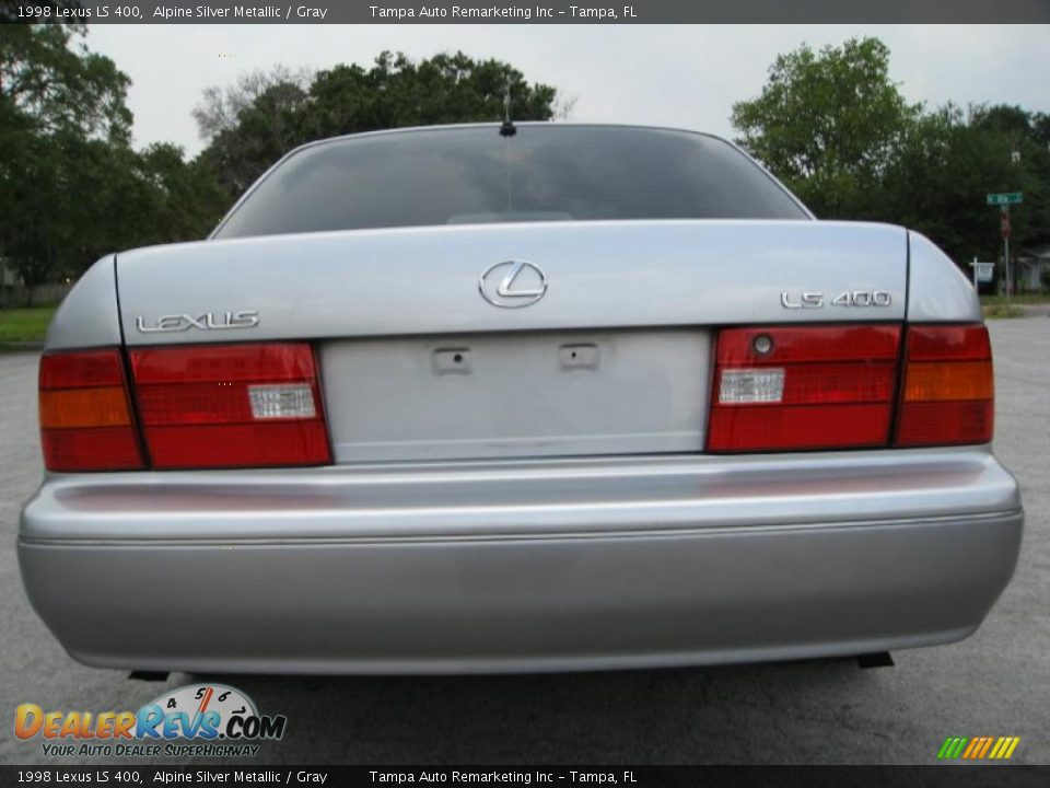 1998 Lexus LS 400 Alpine Silver Metallic / Gray Photo #13
