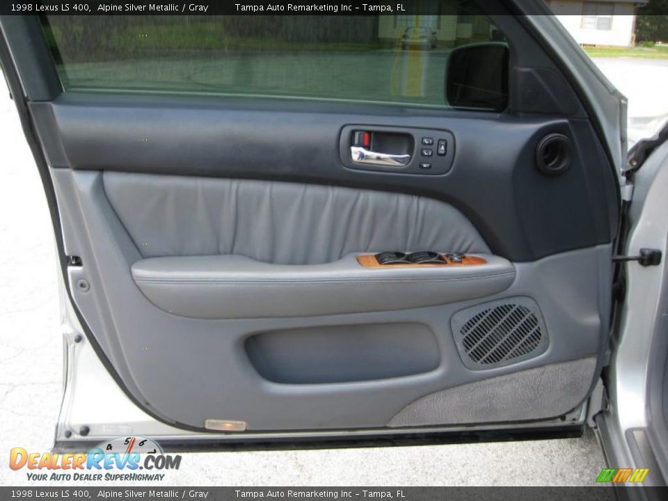 1998 Lexus LS 400 Alpine Silver Metallic / Gray Photo #18