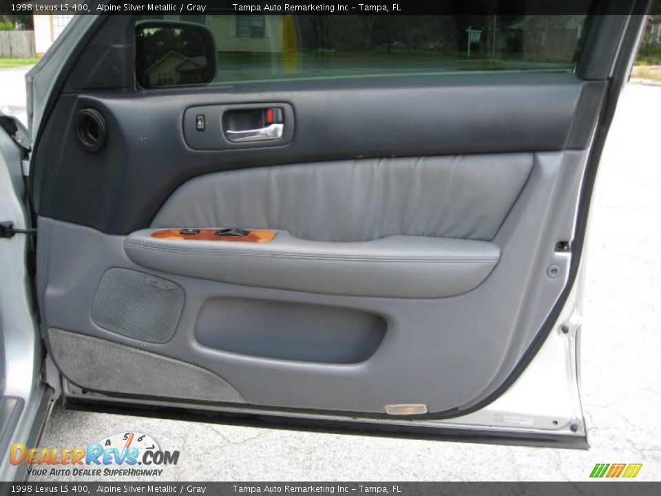 1998 Lexus LS 400 Alpine Silver Metallic / Gray Photo #19