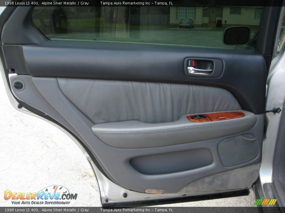 1998 Lexus LS 400 Alpine Silver Metallic / Gray Photo #20