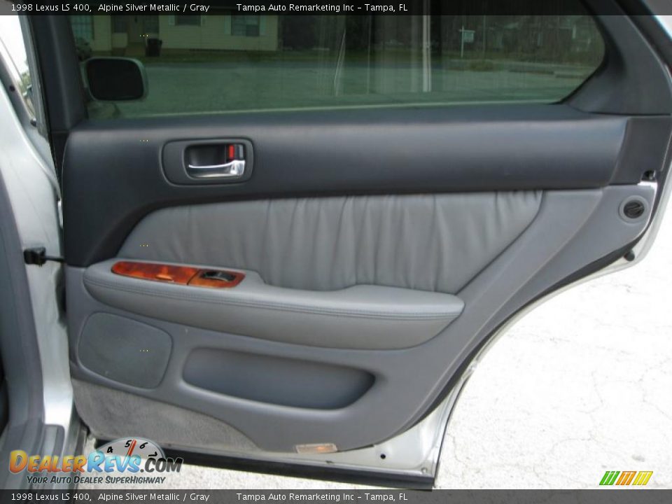 1998 Lexus LS 400 Alpine Silver Metallic / Gray Photo #21