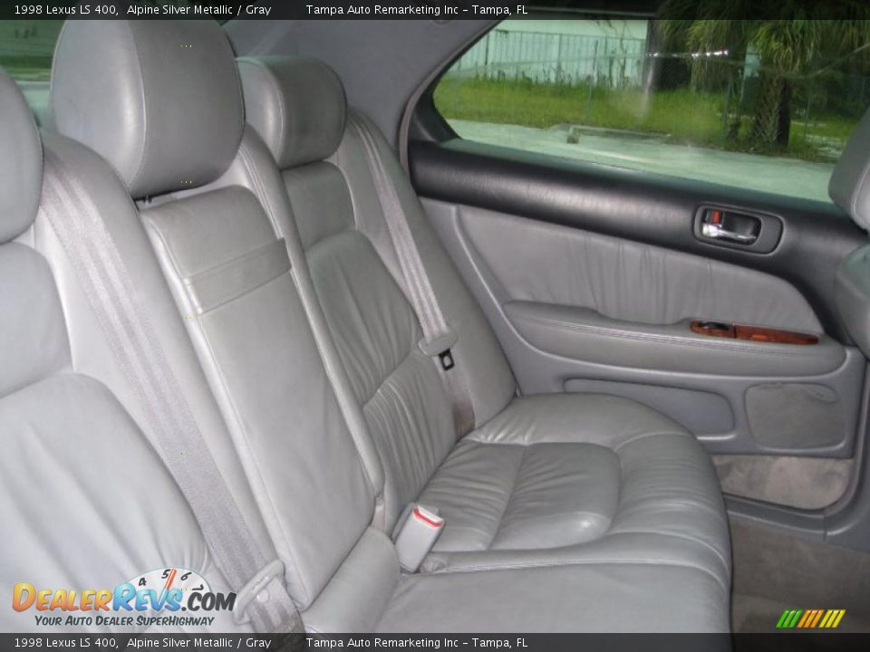 1998 Lexus LS 400 Alpine Silver Metallic / Gray Photo #22