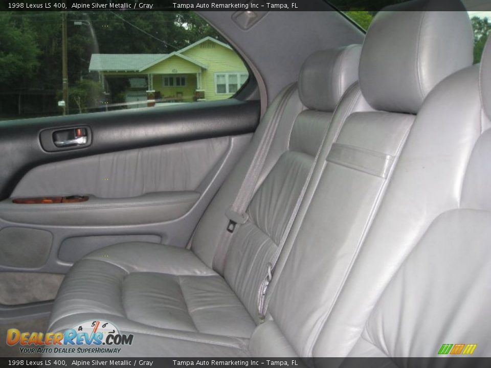 1998 Lexus LS 400 Alpine Silver Metallic / Gray Photo #23