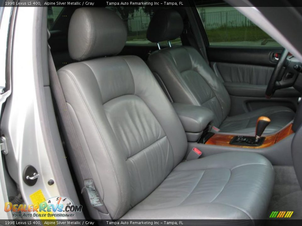 1998 Lexus LS 400 Alpine Silver Metallic / Gray Photo #25