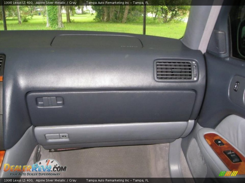 1998 Lexus LS 400 Alpine Silver Metallic / Gray Photo #30
