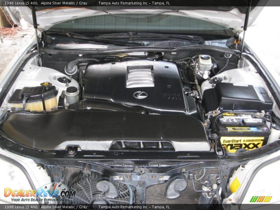 1998 Lexus LS 400 Alpine Silver Metallic / Gray Photo #32