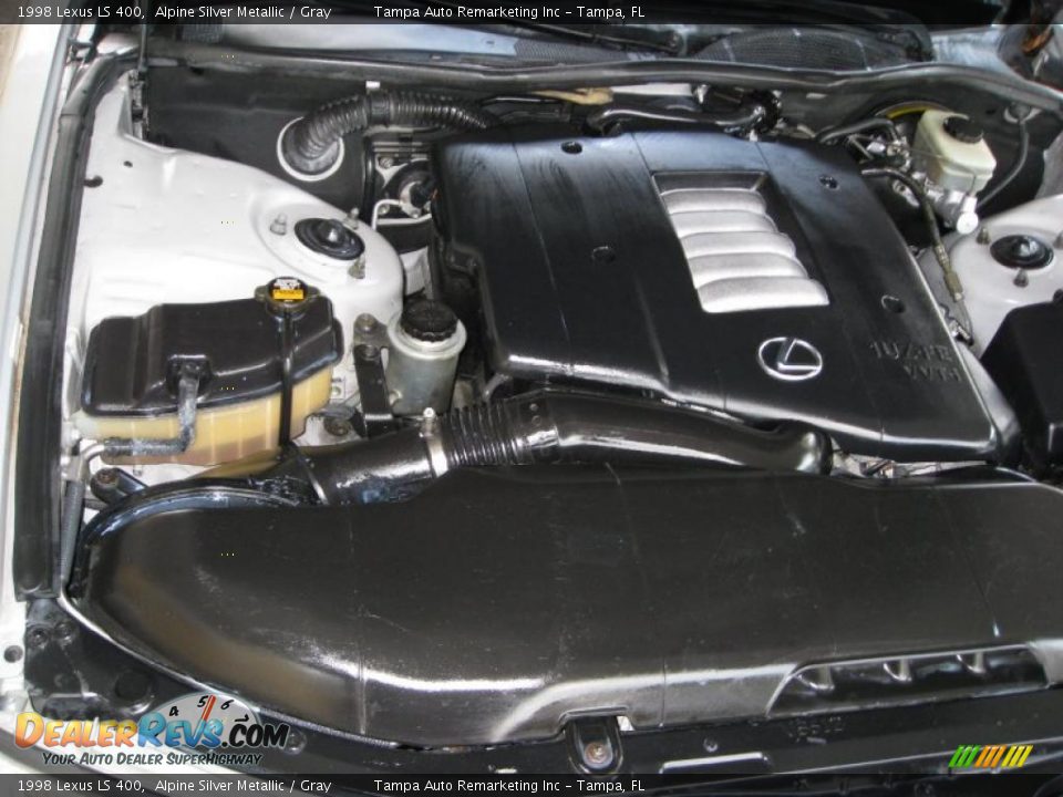 1998 Lexus LS 400 Alpine Silver Metallic / Gray Photo #33