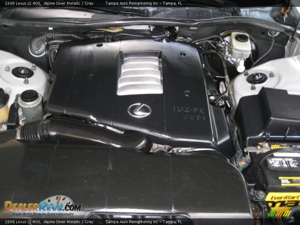 1998 Lexus LS 400 Alpine Silver Metallic / Gray Photo #34