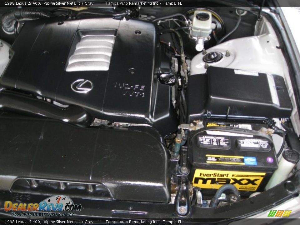 1998 Lexus LS 400 Alpine Silver Metallic / Gray Photo #35