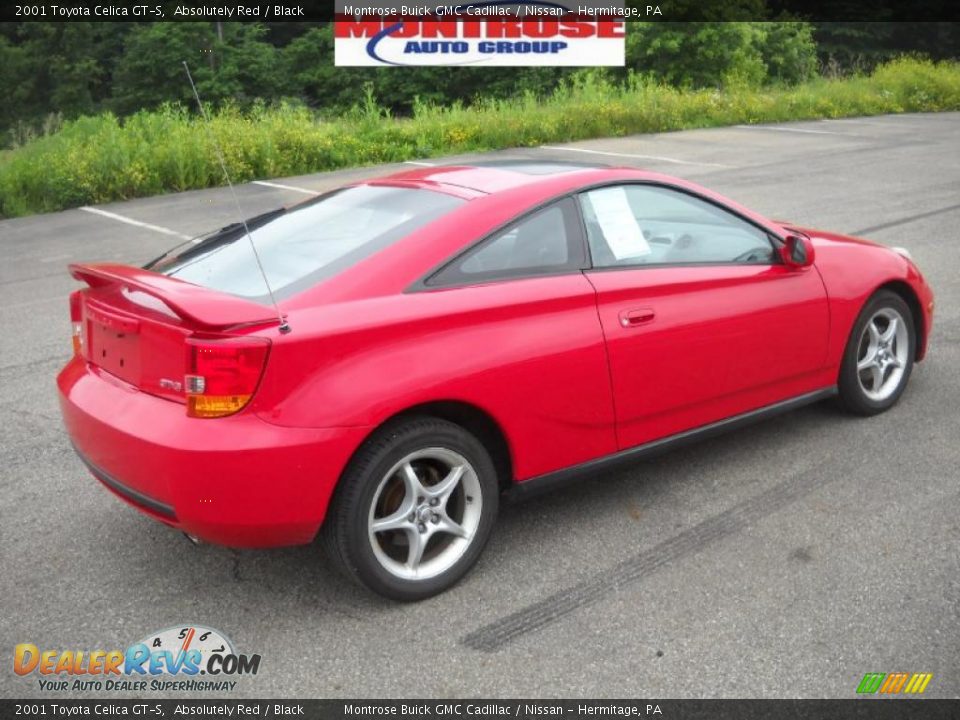 2001 Toyota Celica GT-S Absolutely Red / Black Photo #2