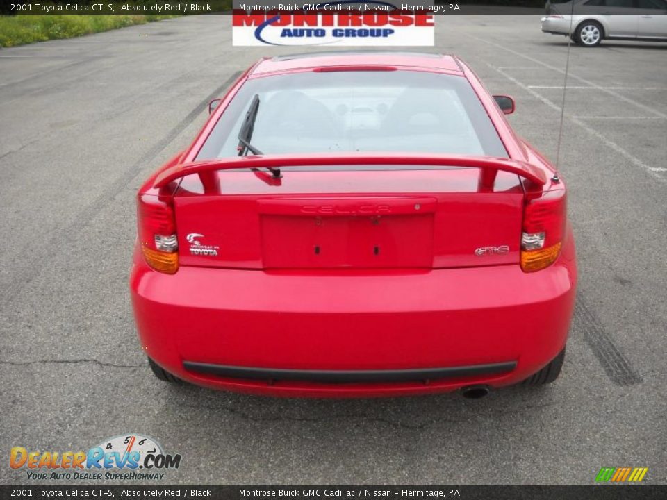 2001 Toyota Celica GT-S Absolutely Red / Black Photo #4